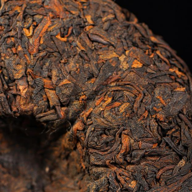500g Yunnan Ripe Puerh Tea Year Old Pu-erh Cooked Tea Cake Aged Pu'er Tea