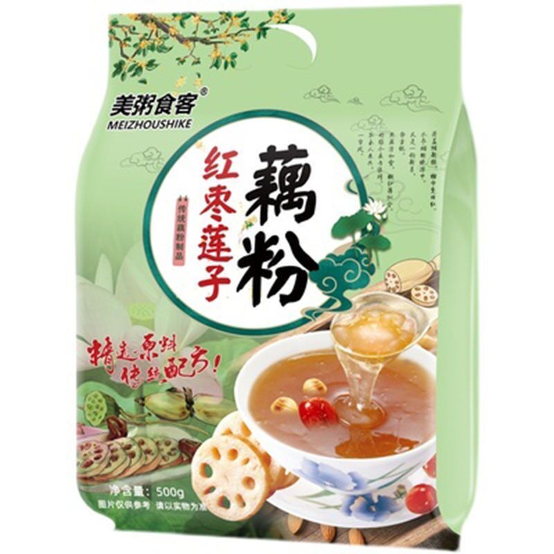 Chinese Red Date Lotus Seed Root Powder Soup Instant Lotus Root Powder 500g Main image