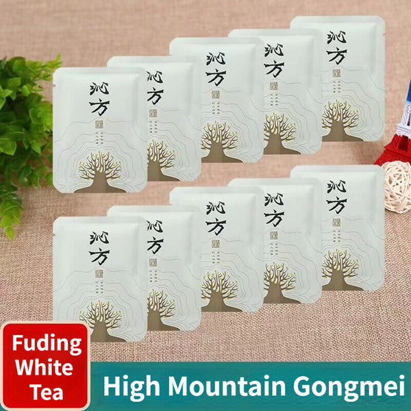 50pcs Gongmei Organic Old White Tea Fuding White Tea Brick Chinese Tea Benefit