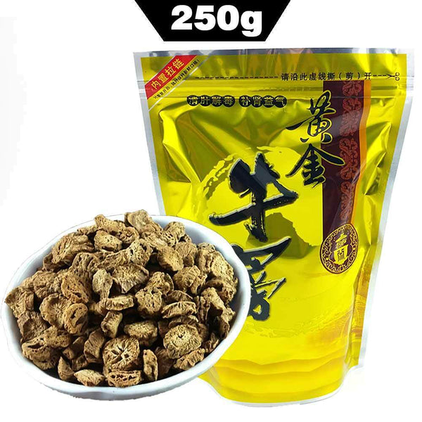 HelloYoung Gold Burdock Tea Food Chinese Help Slimming Herbal Tea Herbs 250g