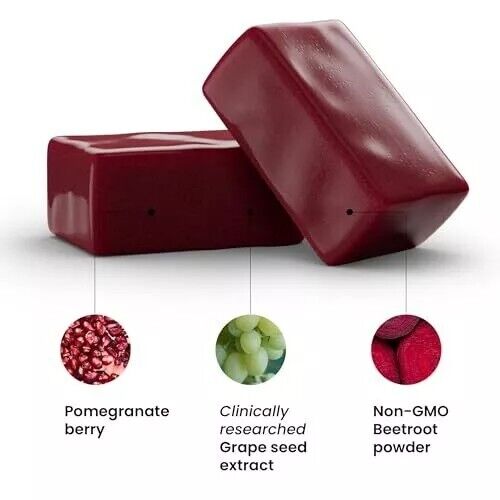humanN SuperBeets Heart Chews - Nitric Oxide Production and Blood Pressure Su...