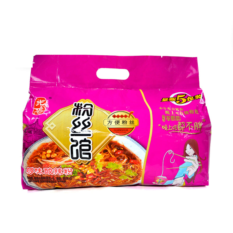 今麦郎光华粉丝馆酸辣粉 98gX5bag Hot and sour Vermicelli Chinese Food Snacks Secondary image