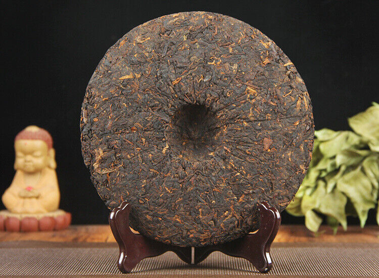 HelloYoung Yr Menghai Peacock Hometown Pu'er Pu-erh Tea Ripe Puer Cake Shu 357g