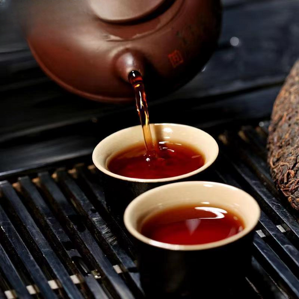 710g Yunnan Old Pu-erh Tea Cake Ancient Tree Puerh Ripe Tea Premium Cooked Pu'er