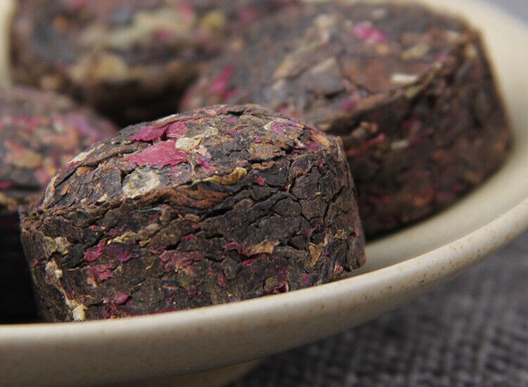 HelloYoung Yunnan Puer Tuo Red Rose Flower Flavor Mini Ripe Tuocha Pu'er Pu Erh Tea 500g