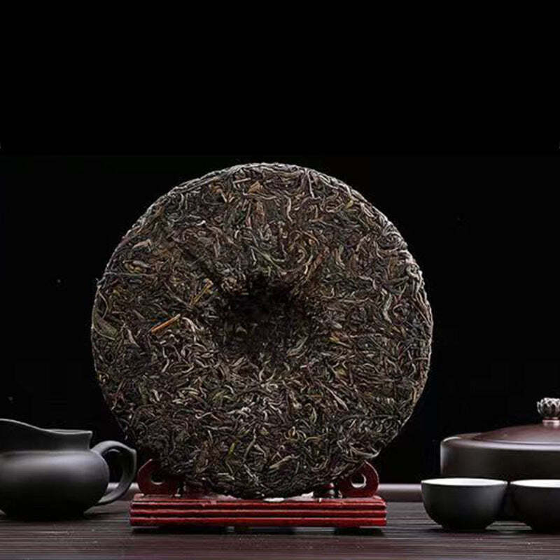 357g Iceland Mengku Pu-erh Raw Tea Cake Yunnan Qizi Ancient Tree Puerh Shengcha Secondary image