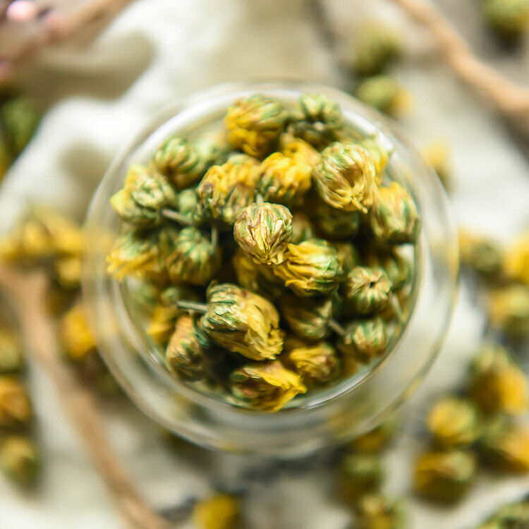HelloYoung Organic Premium Golden Fetal Chrysanthemum Buds Flower Floral Herbal Tea 500g Main image