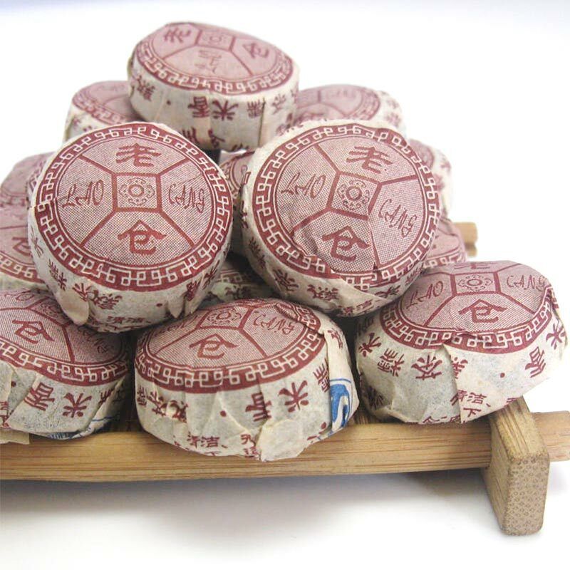HelloYoung Laocang Mini Shu Puer Tuo Cha Glutinous Aroma Rice Ripe Puerh Tuocha Main image