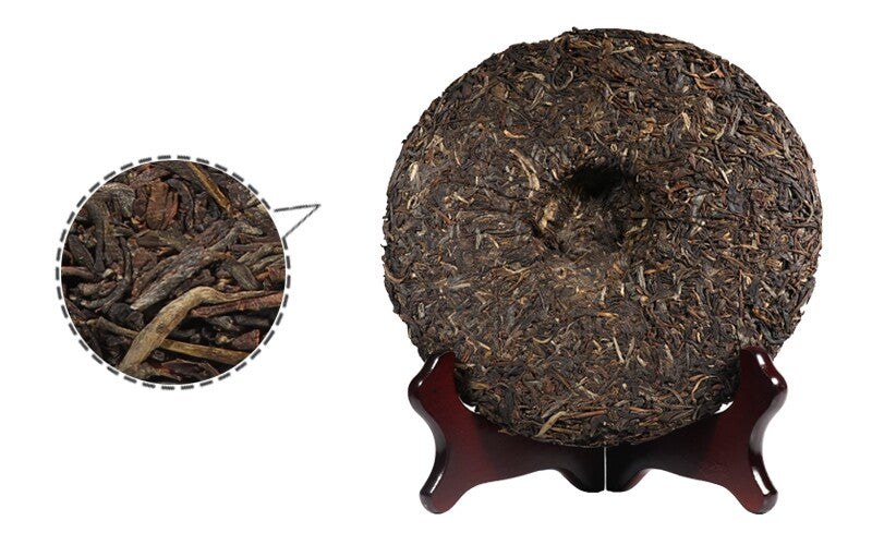 TemuTea 357g Raw Pu'er Tea, Pu-erh Tea Cake