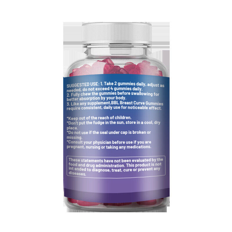 BBL Breast Curve Gummies - Enhance & Sculpt Your Bust with 100% Natural Remedies