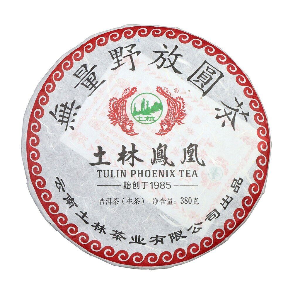 HelloYoung Tulin Phoenix Raw Puer Natural Wild Tree Sheng Puerh Tea 380g Main image