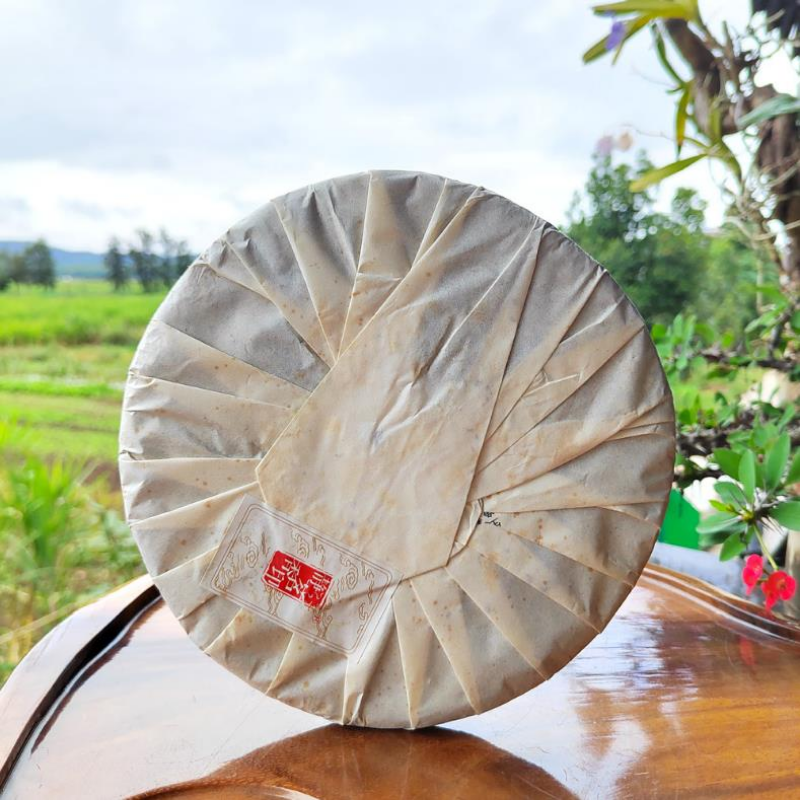 357g Year Aged Puerh Raw Tea Cake Yunnan Old Pu-erh Shengcha Old Pu'er Tea