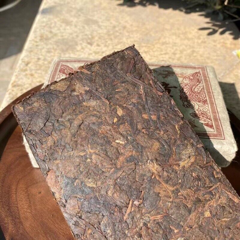 200g/7.05oz Ripe Puerh Tea Brick Golden Banzhang Pu-erh Tea Organic Pu'er Tea