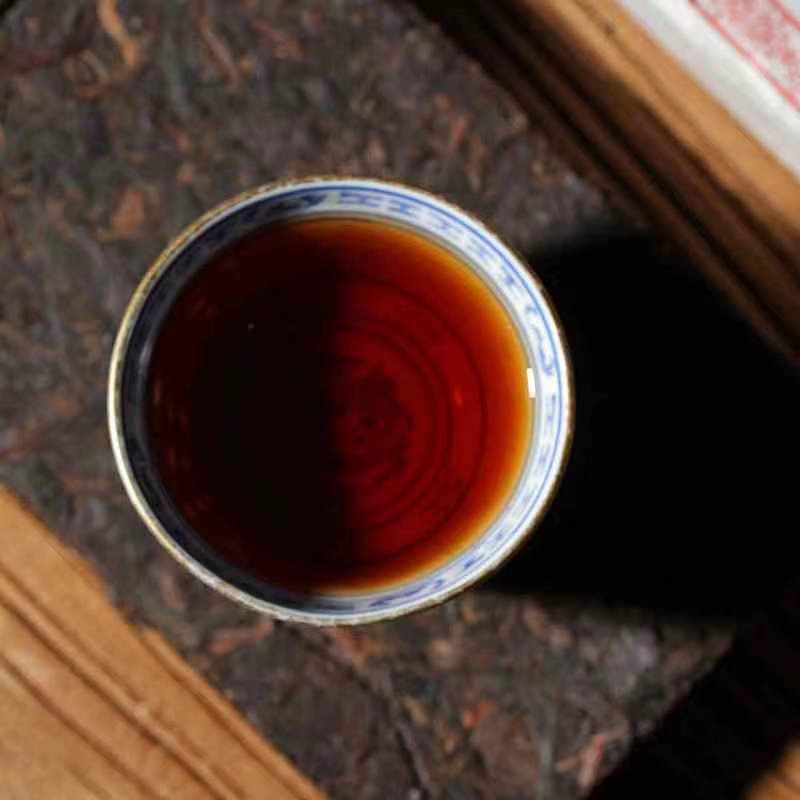 HelloYoung Tea Brick Organic Pu-erh Cooked Tea Menghai Pu'er Tea 250g Yunnan Ripe Pu-erh