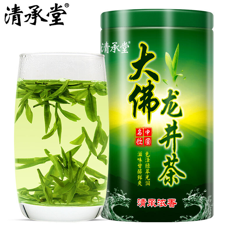 250g  Longjing Loose Tea Chinese Premium Dafo Long Jing Dragon Well Green Tea Secondary image