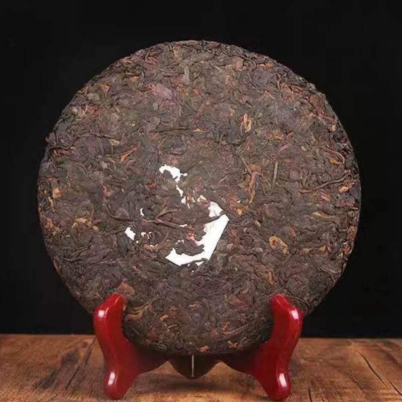 357g Yiwu Puerh Ripe Tea Cake Yunnan Pu'er Cooked Tea Organic Pu-erh Black Tea