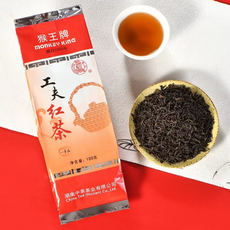 100g Organic Kungfu Black Tea Bagged Chinese Red Tea Loose Leaf Gongfu Black Tea Secondary image