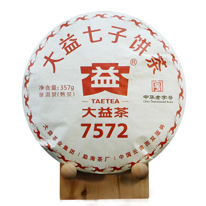 HelloYoung TeaTAETEA Classic 7572 Ripe PU'ER Tea Aged Fermented Puer PuErh Black Tea 357g