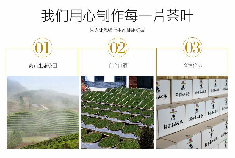 100g Biscuit Small Square Brick  Chinese Fuding White Tea White Peony Bai Mu Dan