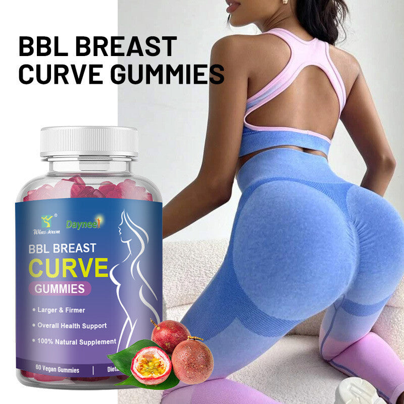 BBL Breast Curve Gummies - Enhance & Sculpt Your Bust with 100% Natural Remedies