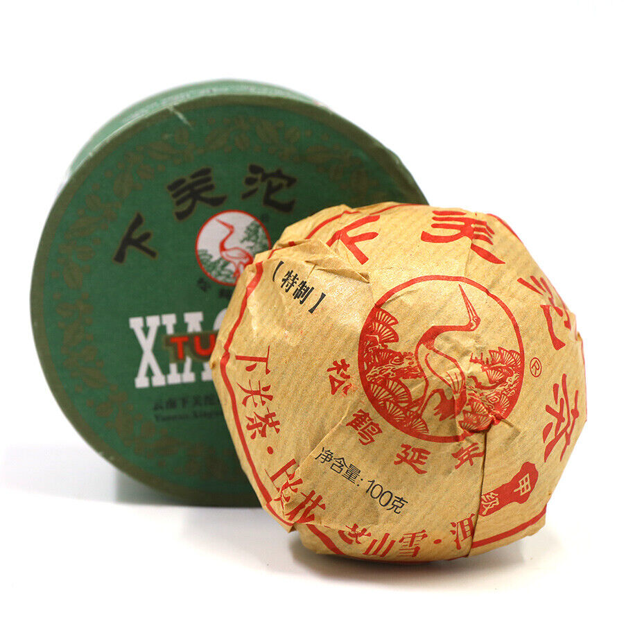 HelloYoung Xia Guan Raw Puer Jia Tuo Special Grade Shen Puerh Tea Tuocha Gift 100g Main image