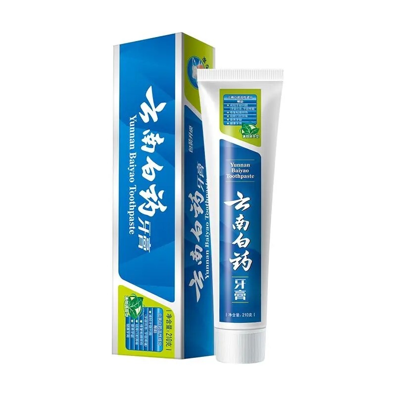 45g*2 fluorfreie Zahnpasta Minze erfrischende Yunnan Baiyao Zahnpasta