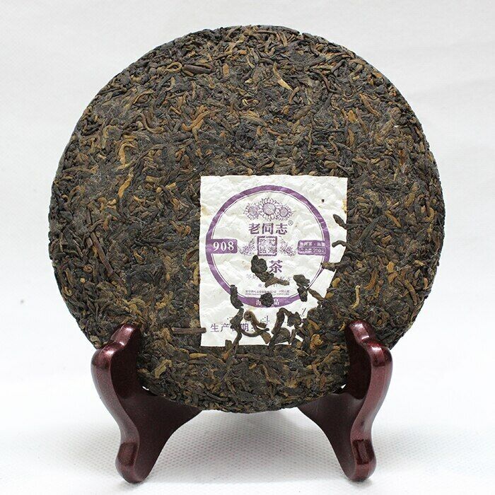 HelloYoung yr Haiwan Old Comrade Ripe Puer Tea Laotongzhi 908 Batch 141 Shu Puer 200g