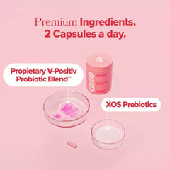 O Positiv   Vaginal Probiotic Vegan Capsules - 60ct