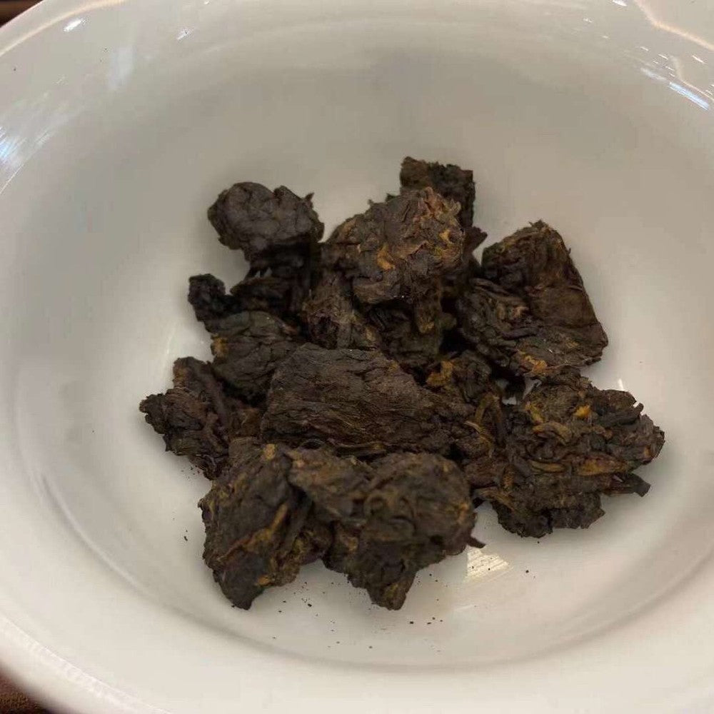 TemuTea 250g Ripe Puerh Tea Brick Yunnan Dayi Cooked Puer Tea