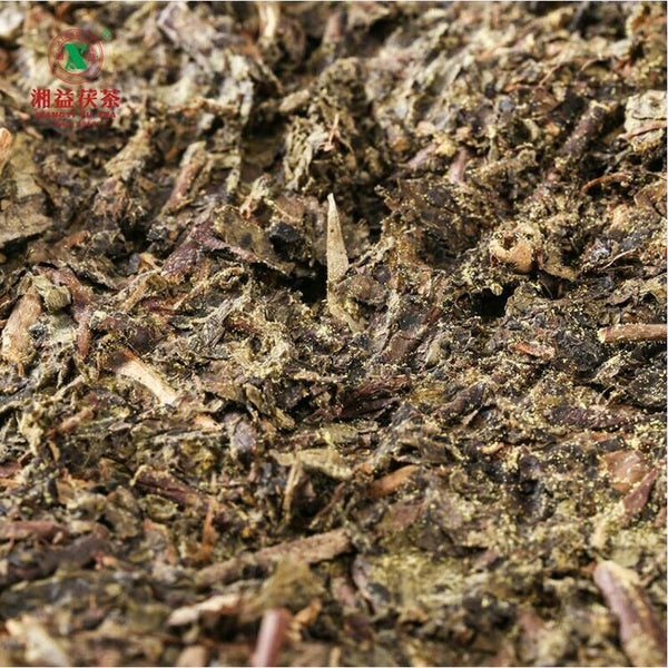 300g Yiyang Anhua Dark Tea Hunan Fu Tea Fucha Special Made  Hei Cha Fu Brick Tea