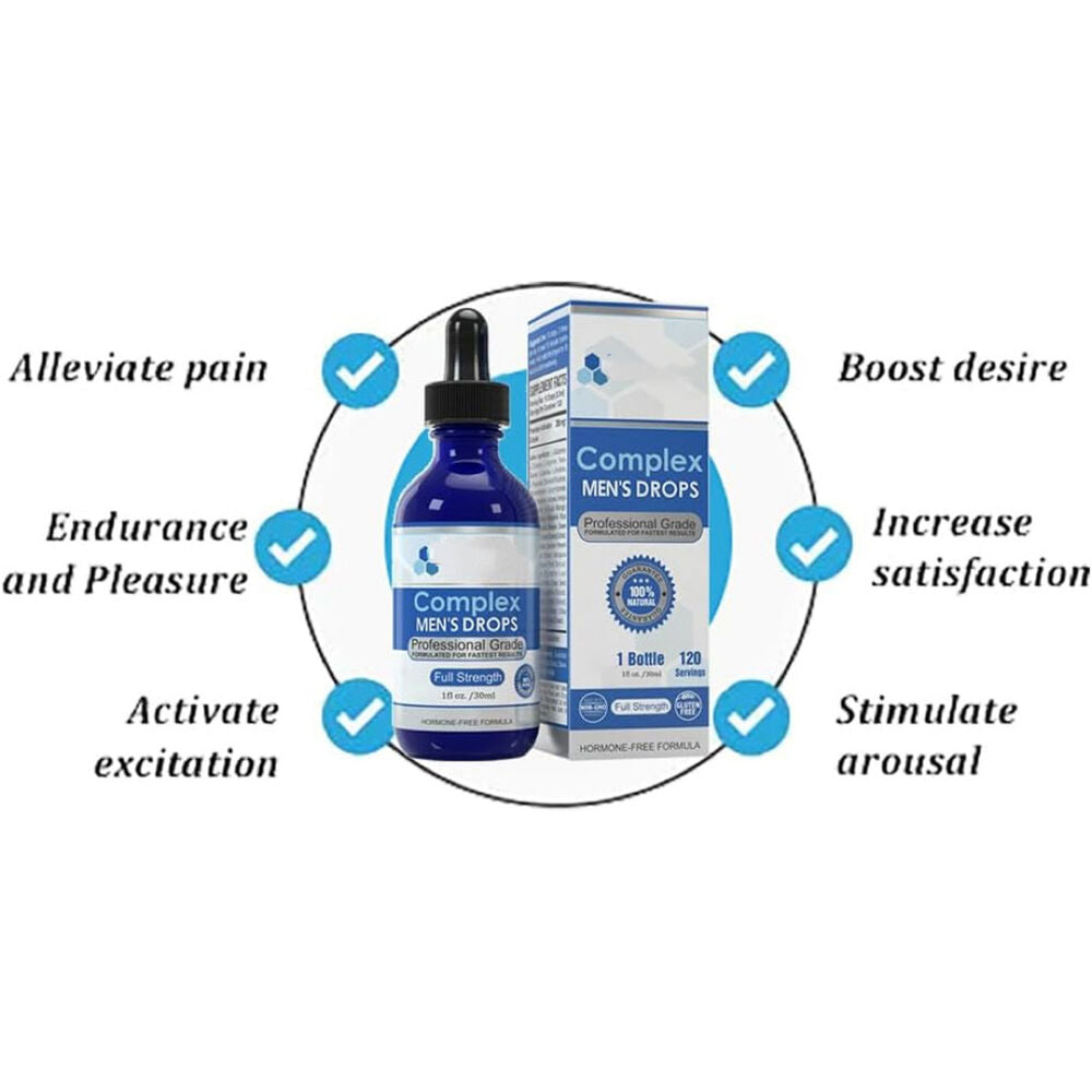 Natural Complex Men's Drops Secret Drops for Strong Men Men’s Drops