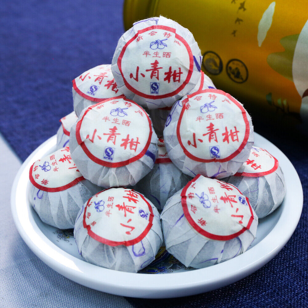 HelloYoung Guangdong Xinhui Mandarine Yunnan Pu'er Ripe Tea Mandarine Shu Pu-erh Tea