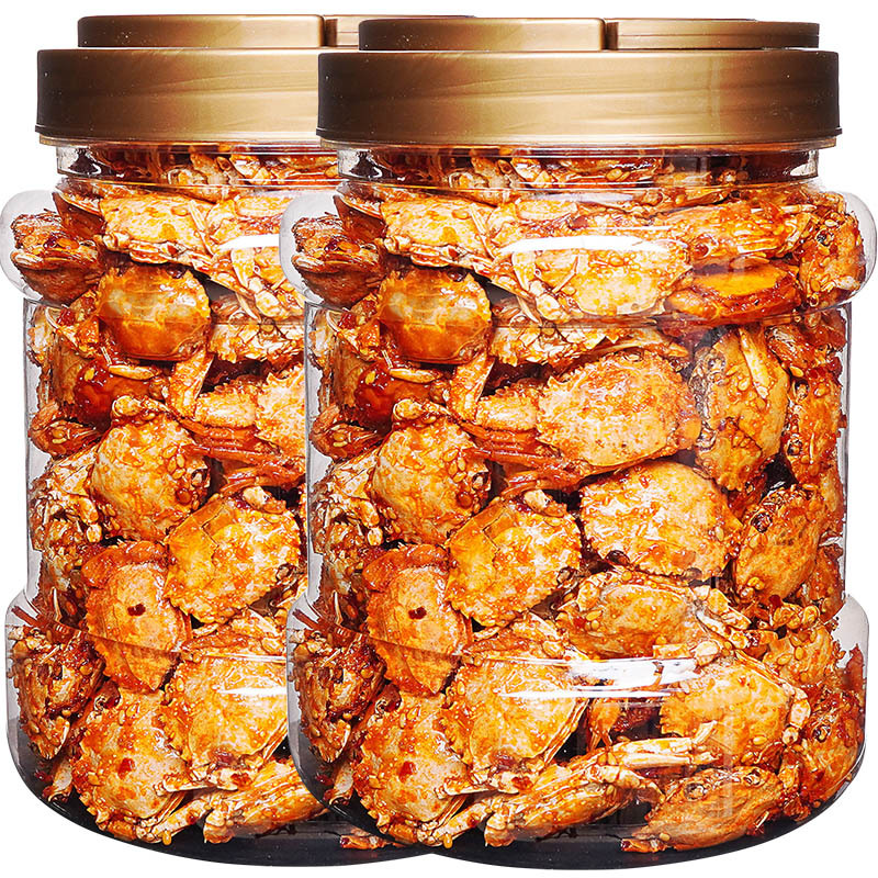 NEW Spicy Small Sea Crab Instant Canned Cooked Seafood Casual Deep Sea Snack Secondary image