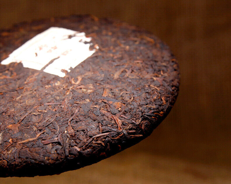 HelloYoung Ji Shun Hao Ma Bang Tribute Tea Puerh Tea Cake Ripe 357g Puer Cooked Black