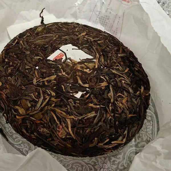 357g Yunnan Old Pu-erh Raw Tea Cake Bingdao Gushu Pu'er Tea Cake Puerh Tea