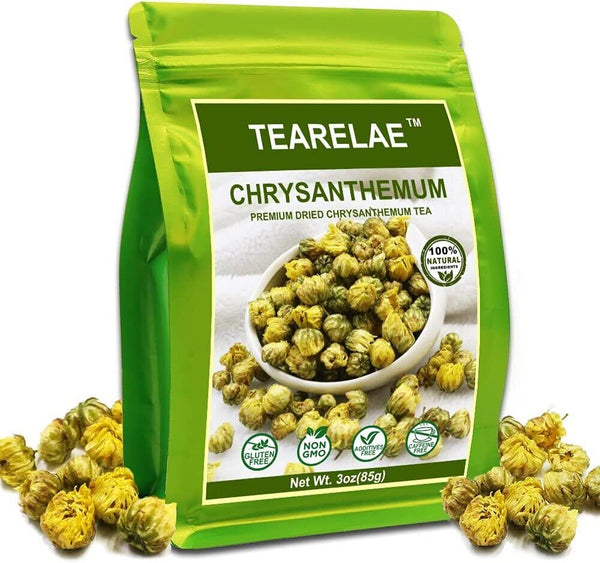HelloYoung TEARELAE Chrysanthemum Tea Natural Tai Ju - Refreshing Floral Fragrance 85g
