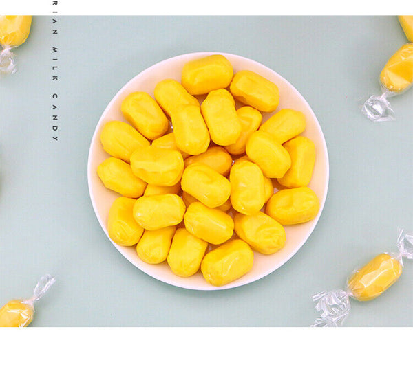 HelloYoung 350g Milk Durian Candy Fruit Soft Toffee Chewy Sweet Sweetmeats Candy Snack Food