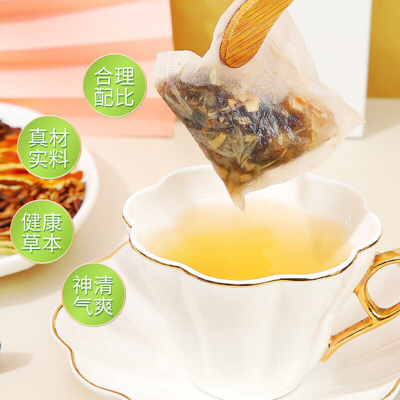 TongRenTang Fat Da Hai Luo Han Guo Loquat Leaf Tea 同仁堂胖大海罗汉果菊花枇杷叶茶甘草金银花茶150g Main image