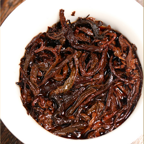 357g Puerh Ripe Tea Cake 5Years Yunnan Pu-erh Cooked Tea Organic Pu'er Black Tea