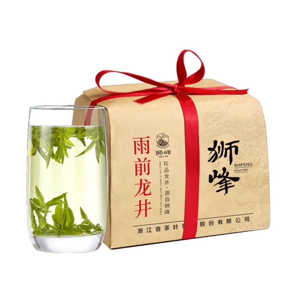 HelloYoung Shi Feng Lion Peak Brand Spring Harvest Long Jing Dragon Well Green Tea 250g Main image