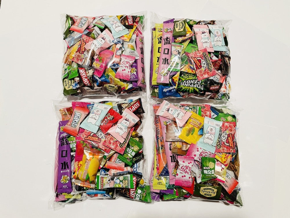 100-Piece Asian Snack Variety Pack - Japanese, Chinese, Korean Candy Sample