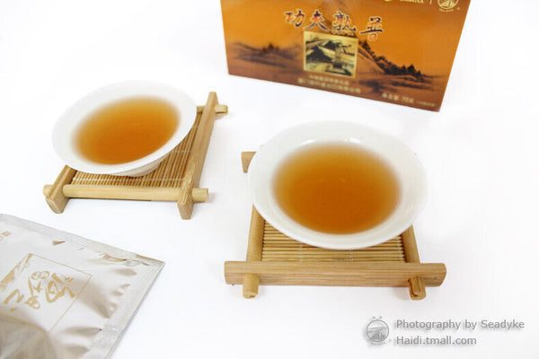 HelloYoung GONG FU SHU PU TEA XPT412 Sea Dyke XPT412 Kung Fu Pu-erh Tea Loose 70g Ripe