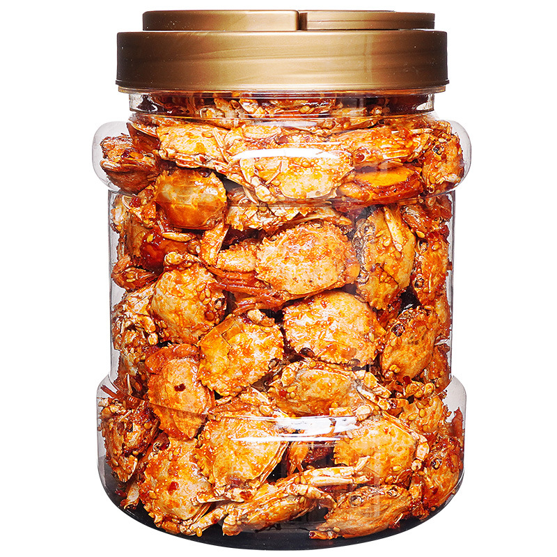 NEW Spicy Small Sea Crab Instant Canned Cooked Seafood Casual Deep Sea Snack Main image