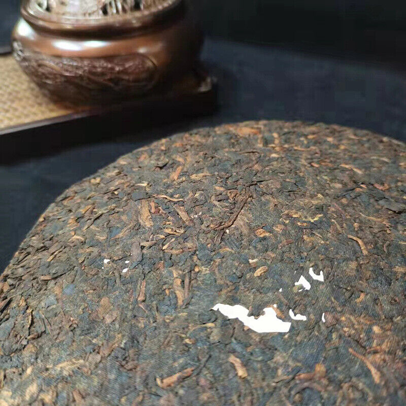 HelloYoung TeaTree Cooked Pu-erh Tea Cake Pu'er Black Tea 357g Laobanzhang Pu-erh Ripe Tea Old