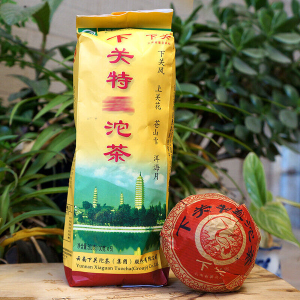 Xiaguan Te Ji Tuo Cha Premium Grade Pu-erh Tea  Raw Puer Green Tea 500g