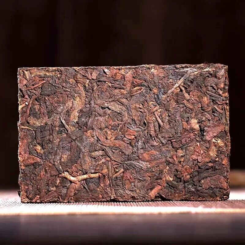 HelloYoung Tea Brick Organic Pu-erh Cooked Tea Menghai Pu'er Tea 250g Yunnan Ripe Pu-erh