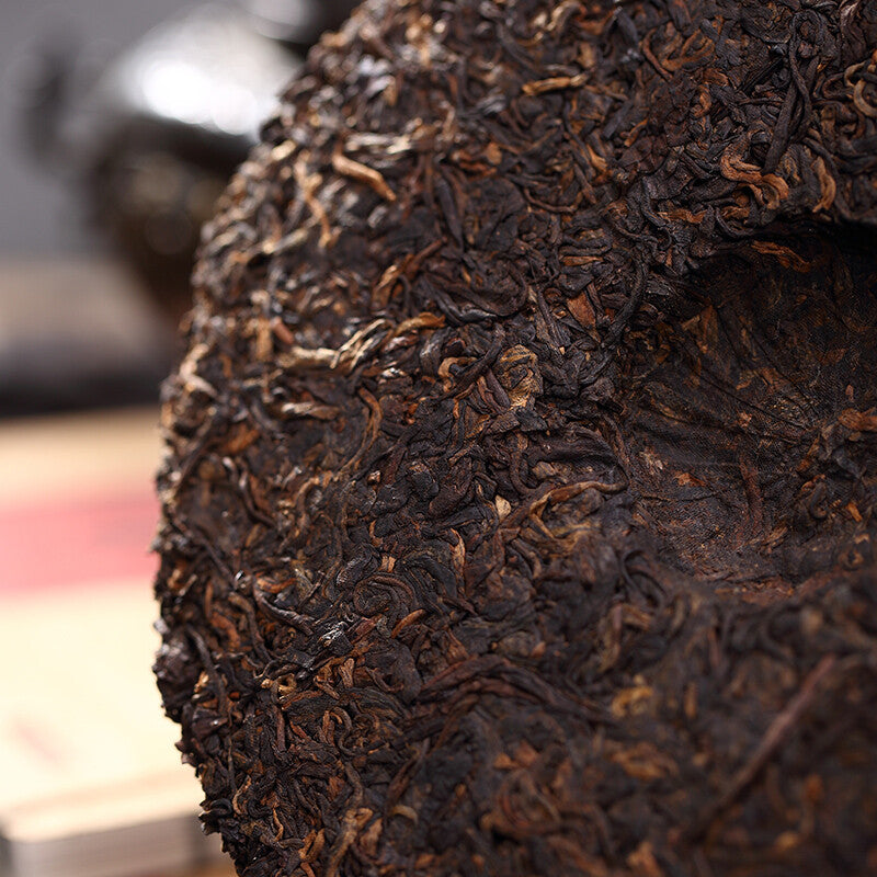 TemuTea 357g  Puer Tea Cake,  Dayi Ripe Pu'er Tea