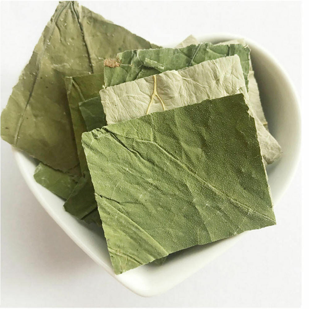 HelloYoung 50g~500g Dried Lotus Leaf Slices Tea Lotus Leaf Loose Tea Lose Weight Green Tea Main image