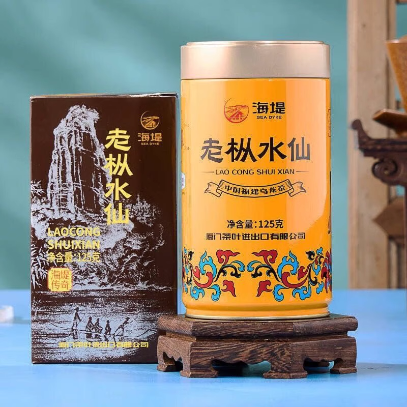 Sea Dyke AT102A Lao Cong Shui Xian Oolong Tea Fujian Wuyi Old Bush Rock Tea 125g Secondary image
