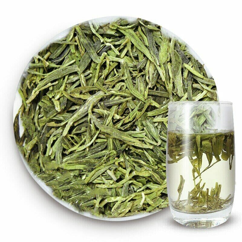 HelloYoung Chinese Longjing Tea Long Jing Spring Dragon Well Green Tea Main image